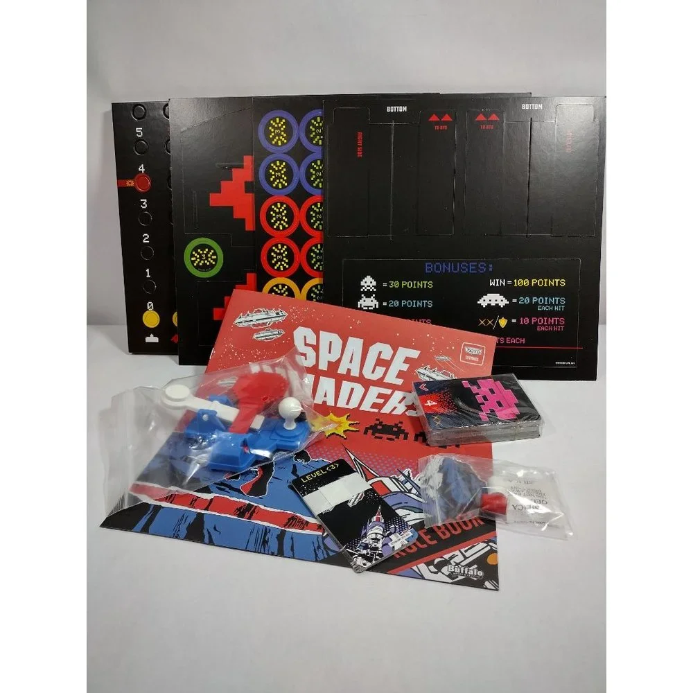 Space Invaders A Co-Op Dexterity Board Game Taito Taitronics Buffalo Games
